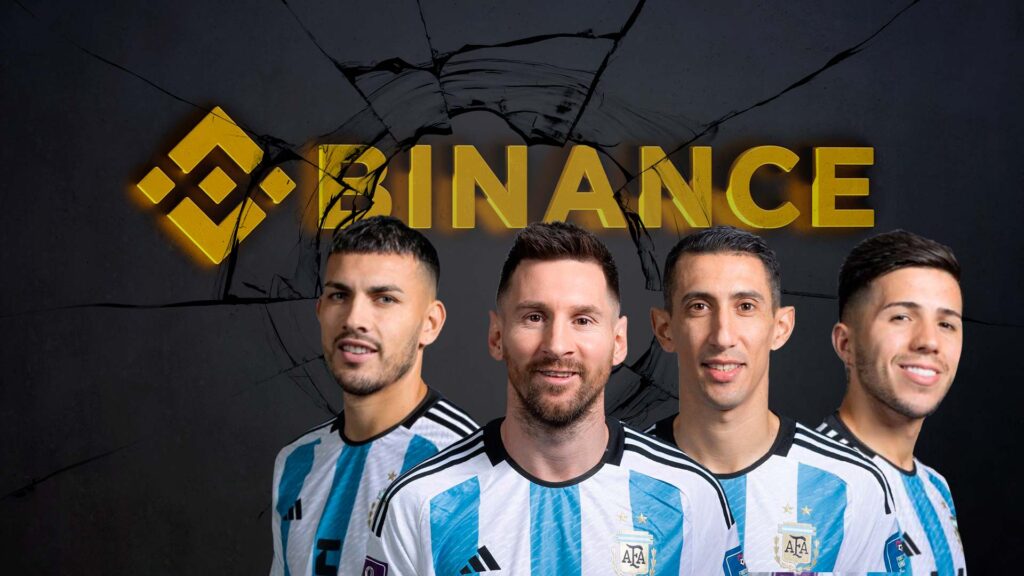 Binance rompe con Asociación del Fútbol Argentino %
