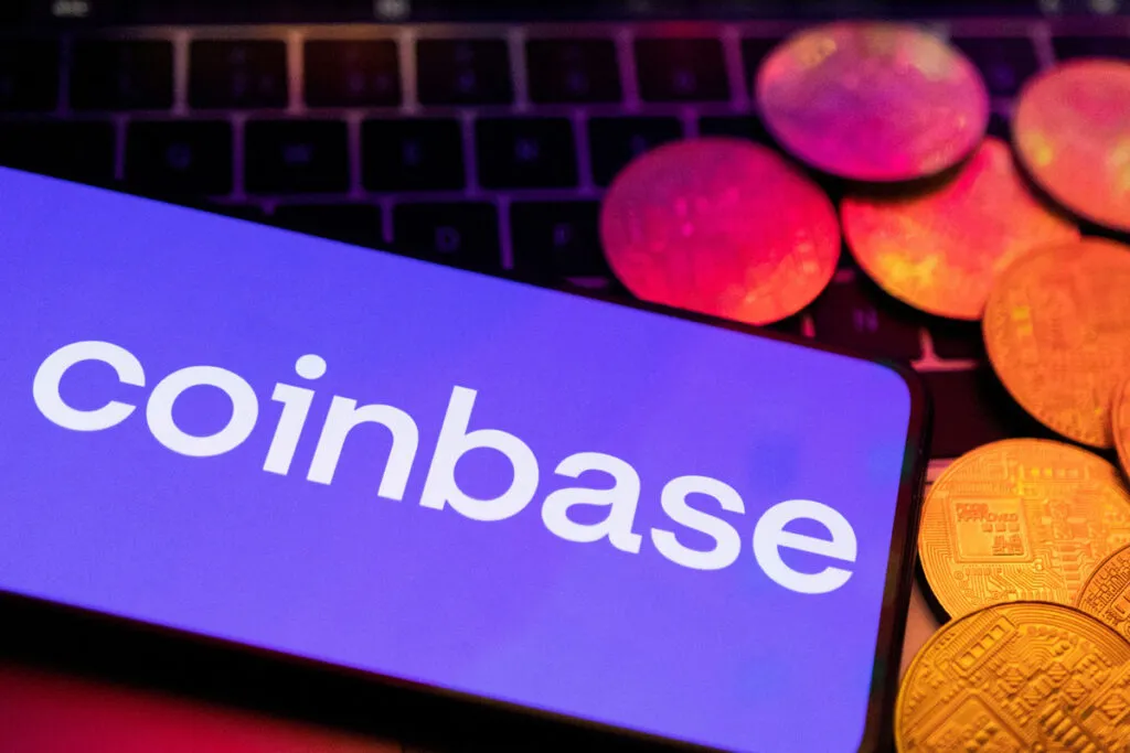 Acciones de Coinbase cerca de su máximo