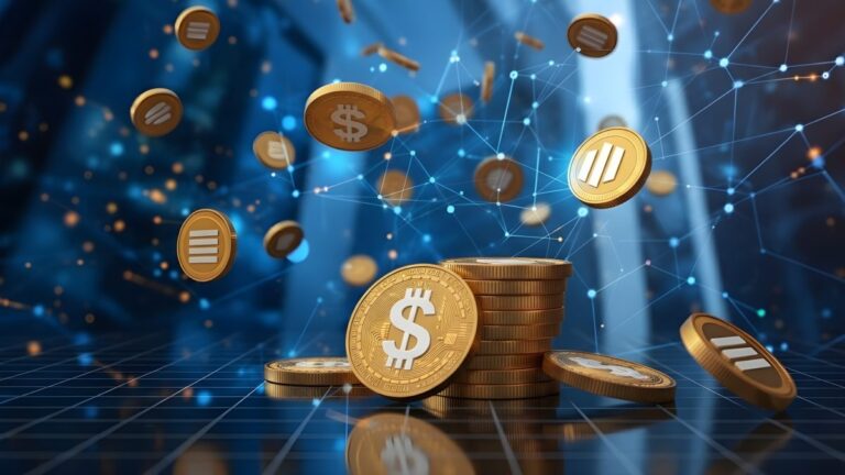 Representación visual de stablecoin growth en pagos globales y negocios digitales