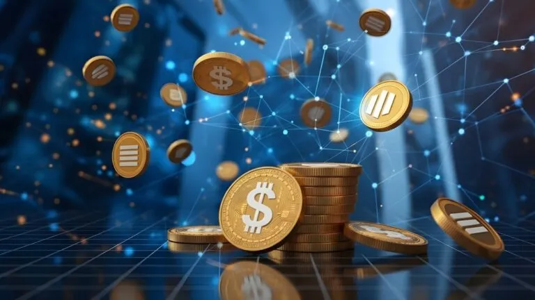 Representación visual de stablecoin growth en pagos globales y negocios digitales