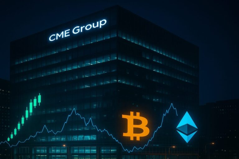 CME Group lanzará operaciones de futuros y opciones cripto las 24 horas desde 2026