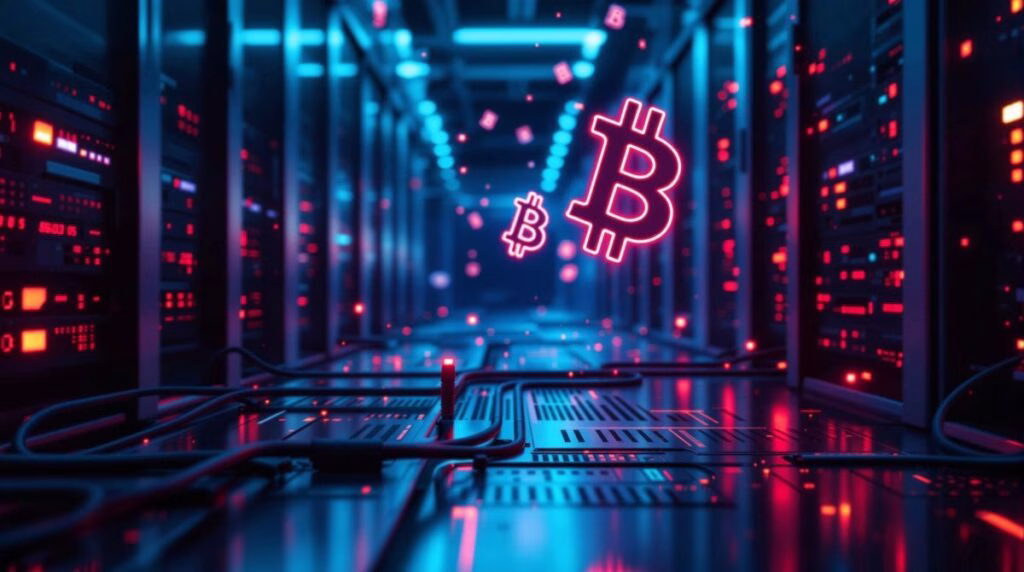 Visualización de servidores caídos y nodos blockchain afectados por la caída de AWS, reflejando la fragilidad de la descentralización cripto.