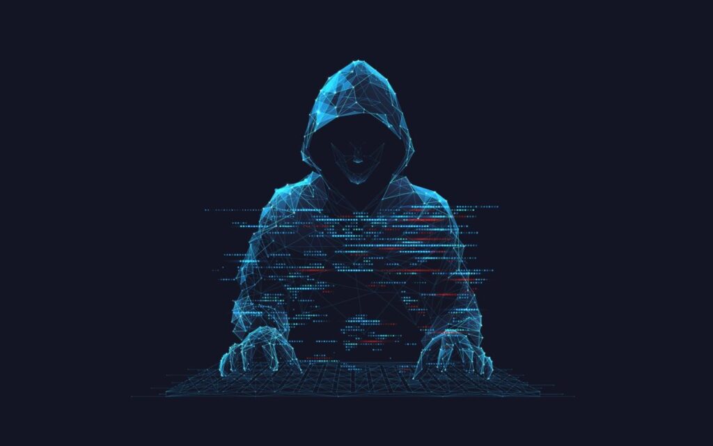 Representación digital de hackers norcoreanos robando 21 millones en SBI Crypto mediante Tornado Cash