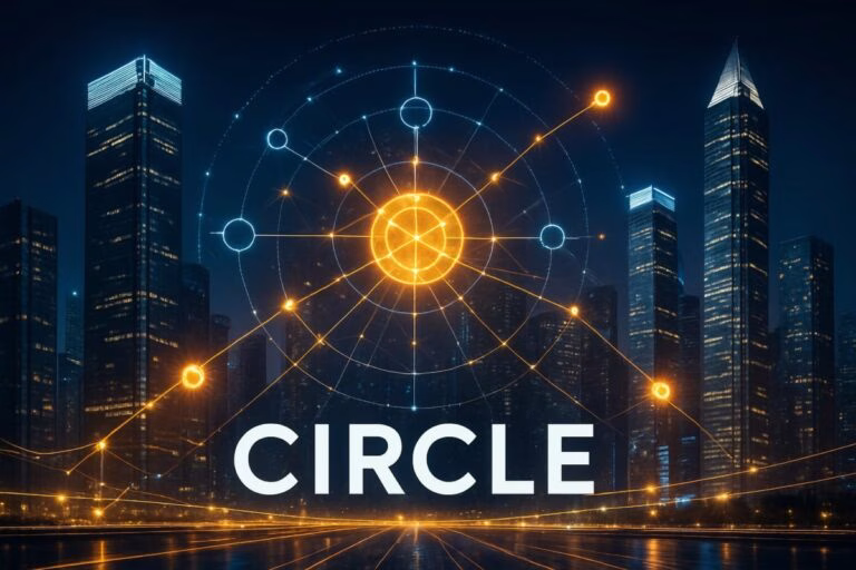 Red financiera con Circle Arc y socios como BlackRock y Visa operando infraestructura onchain global