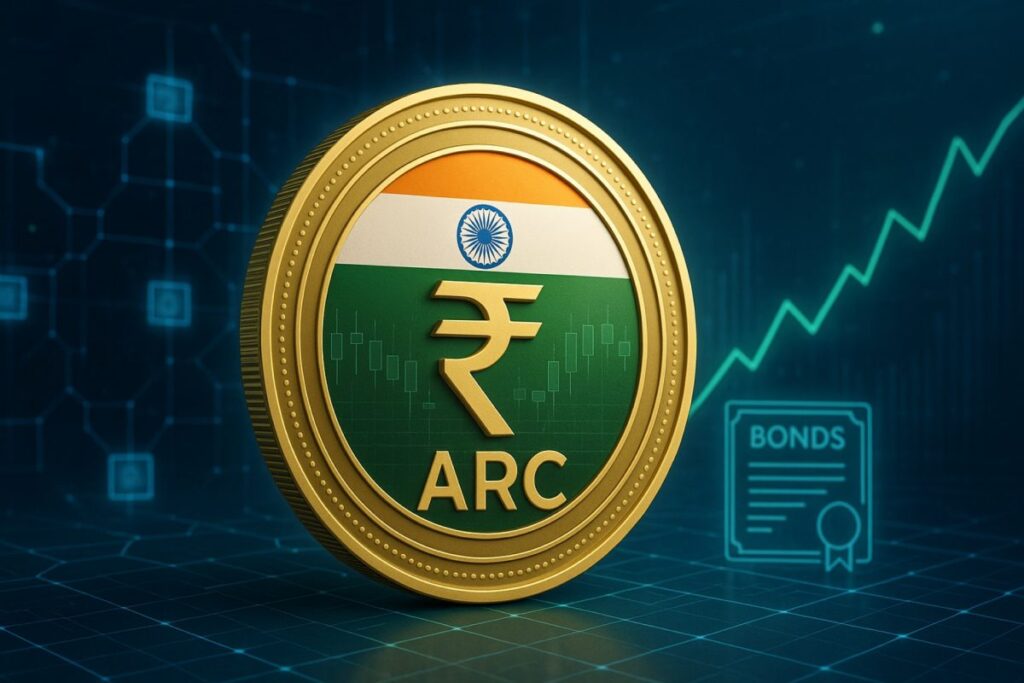 Visualización del ARC Token indio respaldado por deuda soberana sobre Bharat Blockchain