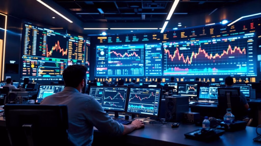 Representación digital del relanzamiento Polymarket en EE.UU. con mercados deportivos y entorno cripto regulado