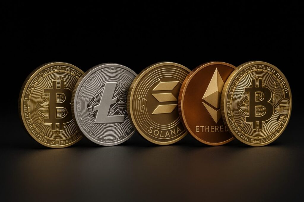 Representación visual de flujos de inversión smart money en el mercado cripto global