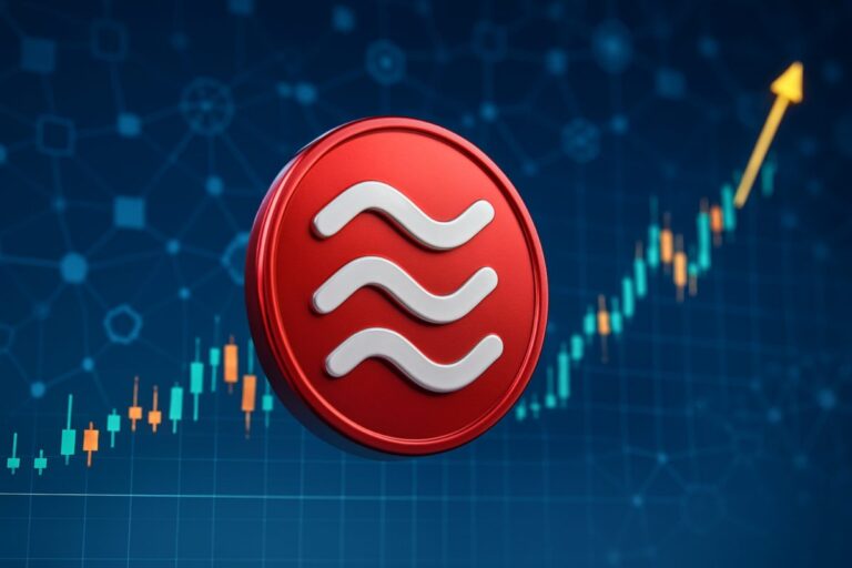 Gráfico financiero con aumento del token SEI y entradas netas positivas en blockchain Cosmos