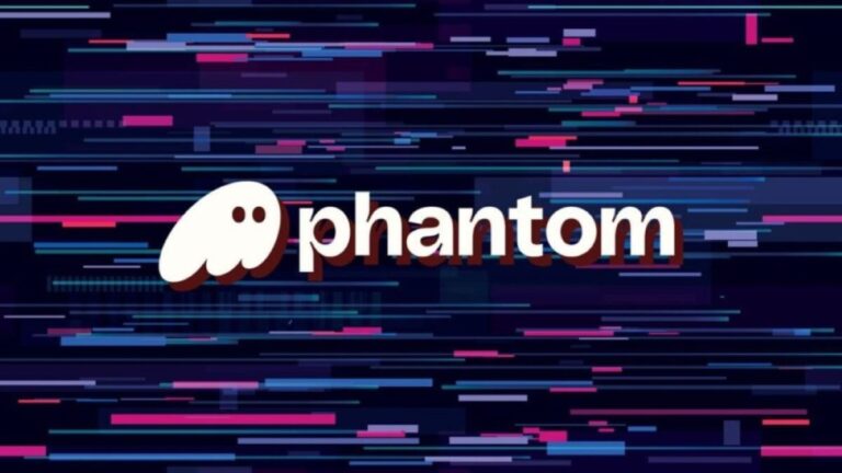 Logo de Phantom sobre fondo tecnológico púrpura con estilo moderno y composición limpia, relacionado con mercados predictivos Web3