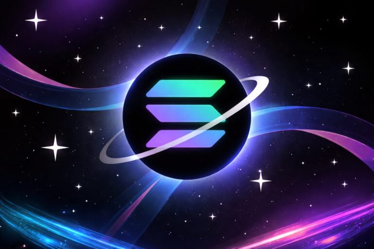 Representación de Solana y su ecosistema DeFi con SOL rompiendo los 100 dólares