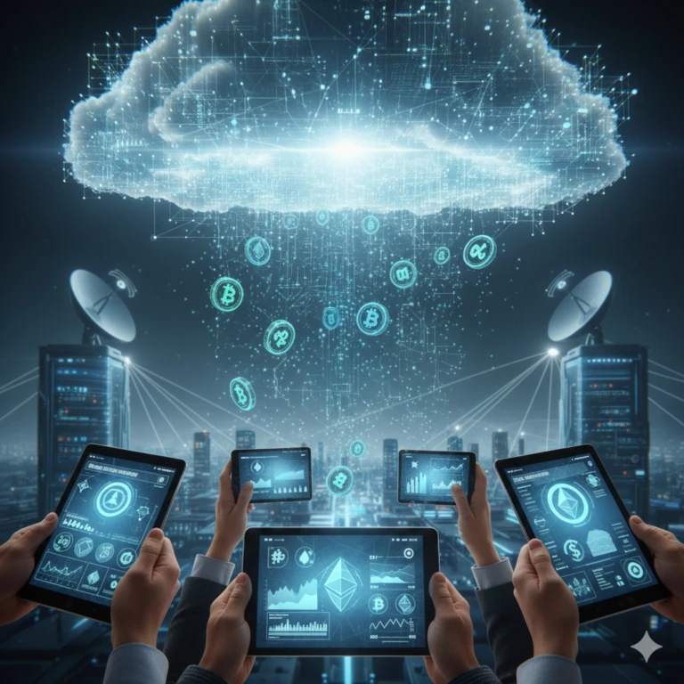 Airdrop cripto con tokens digitales llegando a billeteras blockchain como estrategia de adopción y crecimiento en criptomonedas