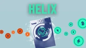 Representación de activos vinculados caso Helix asegurados por autoridades de EE. UU. con símbolos de Bitcoin y Ethereum