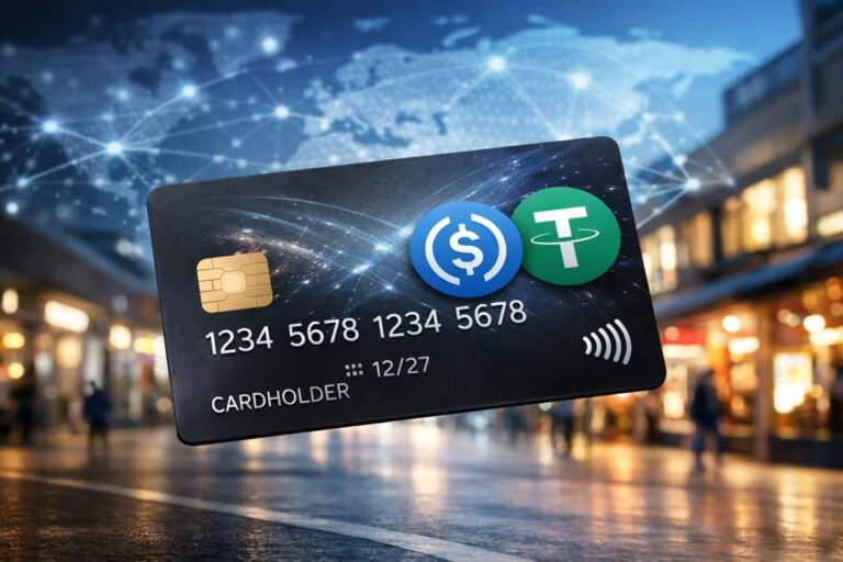 Tarjetas cripto procesan miles de millones y consolidan el uso de stablecoins en comercios globales