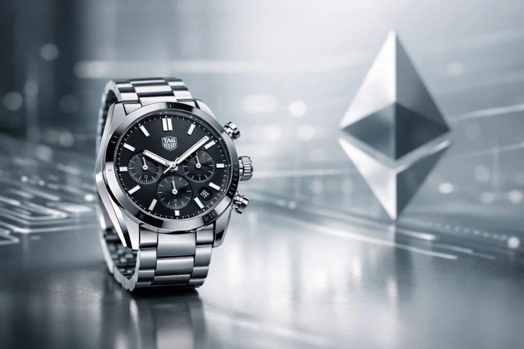 TAG Heuer apuesta por pagos con Ethereum en el mercado de lujo, con integración en tienda online