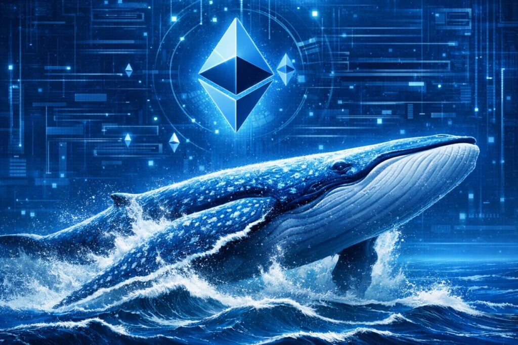 Representación visual del precio de Ethereum y gráficos de mercado mostrando impulso por encima de $2,000