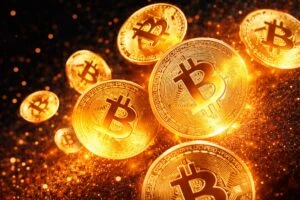 Pantallas con datos del mercado de criptomonedas y precio de bitcoin este 13 de febrero