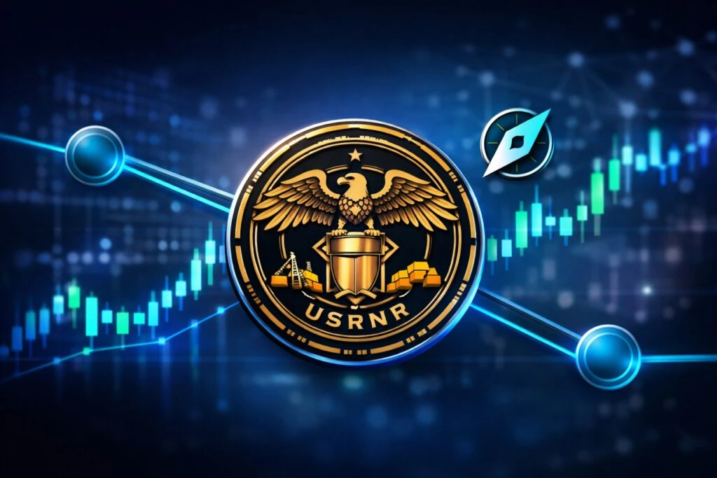Gráfico dinámico de precio USRNR cripto en Solana mostrando tendencias y volumen