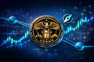 Gráfico dinámico de precio USRNR cripto en Solana mostrando tendencias y volumen