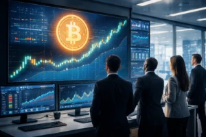 capital institucional en bitcoin impulsando mercado cripto global y adopción financiera