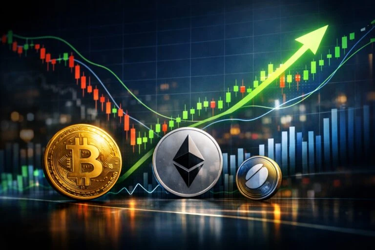 Recuperación del mercado cripto impulsa a BTC y altcoins