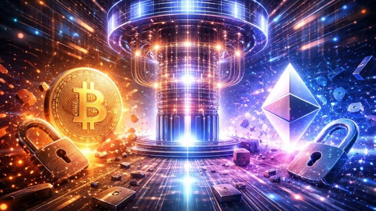 computadora cuántica amenaza seguridad de bitcoin y ethereum al reducir qubits necesarios para romper cifrado