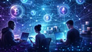 Multicoin y los mercados laborales en internet donde usuarios ganan criptomonedas realizando trabajo digital en redes blockchain descentralizadas.