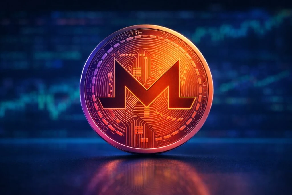 precio de Monero enfrenta resistencia en 370 USD y presión técnica del mercado