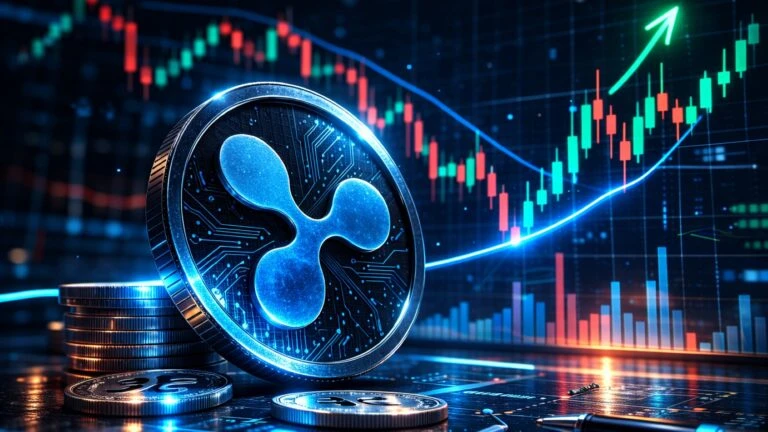 Ripple XRP frente a gráfico técnico con media móvil de 200 periodos