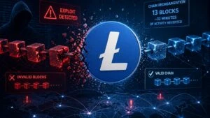 Litecoin muestra vulnerabilidad tras reorganización de bloques por exploit en MWEB que afecta seguridad de la red blockchain