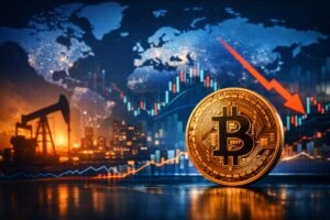Bitcoin en zona clave de mercado con volatilidad por factores macroeconómicos globales