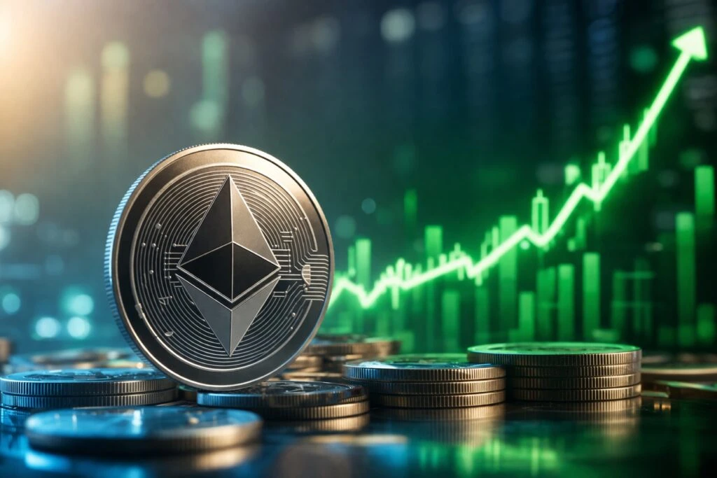Ethereum precio alcanza USD 2,215.86 con subida del 4.70% en mercado cripto global