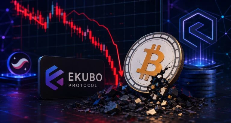 Ekubo Protocol registra pérdidas millonarias tras liquidación apalancada con WBTC en Starknet