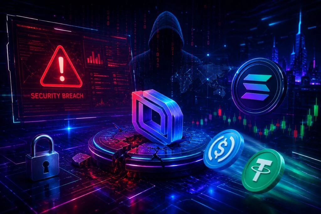Hack de Drift en Solana tras robo de 295 millones y cambio de USDC a USDT
