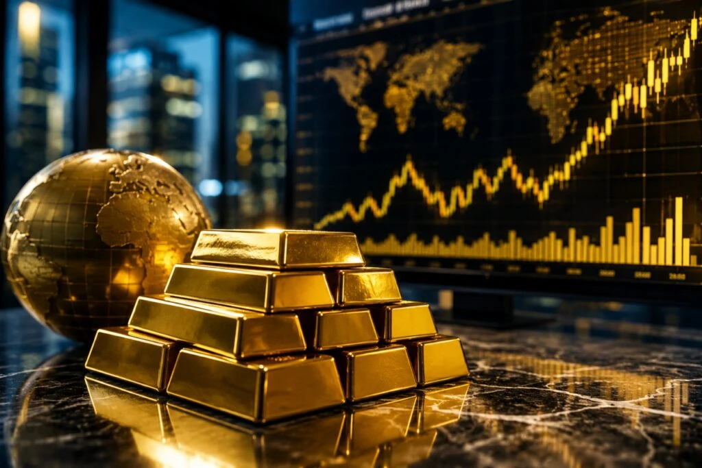Demanda de oro alcanza US$193.000 millones impulsada por tensiones globales y compras institucionales