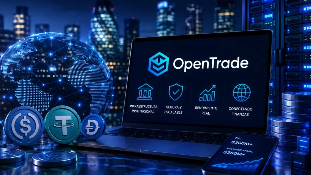 OpenTrade expande infraestructura de stablecoins y productos cripto con rendimiento