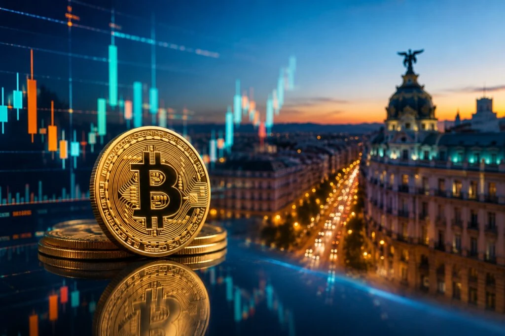 Precio de Bitcoin en España con cotización cercana a 90.245 euros y señales recientes de volatilidad en el mercado cripto