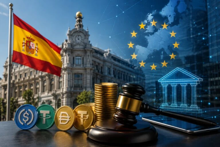 Regulación de stablecoins en España y advertencias del Banco de España sobre riesgos financieros en 2026