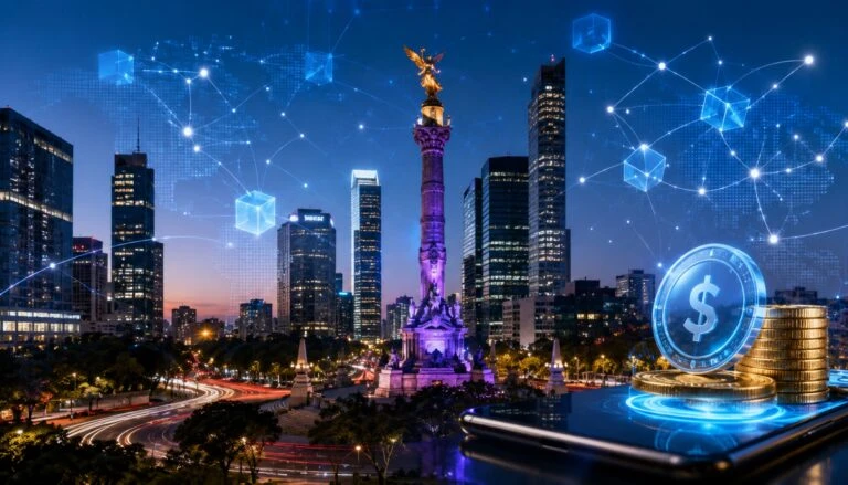 Infraestructura cripto con stablecoins y servicios fintech integrados para pagos digitales en México
