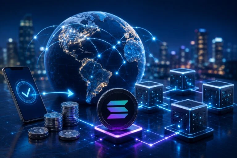 MoneyGram en Solana como validador activo dentro de la red blockchain para pagos digitales y stablecoins