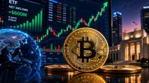Bitcoin avanza por las compras en ETF y el repunte de las acciones tecnológicas antes de la reunión de la Reserva Federal.