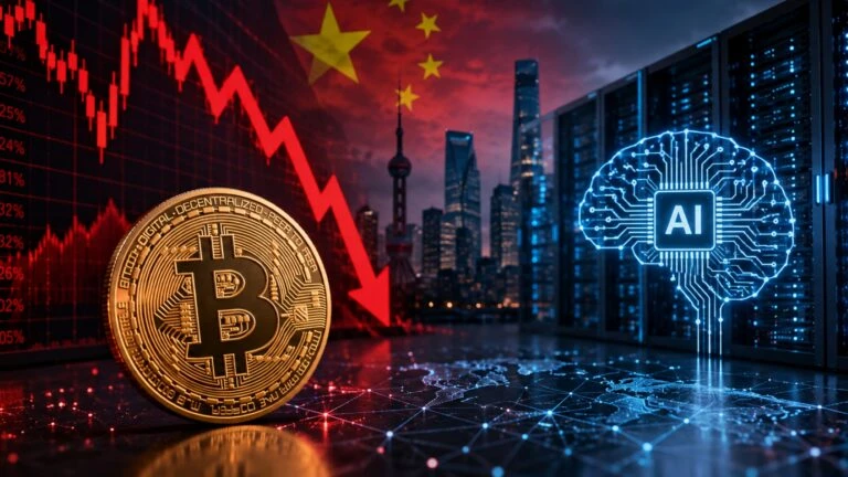 Bitcoin cae tras el lanzamiento de un modelo chino de inteligencia artificial que alteró el mercado tecnológico