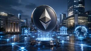Ethereum enfrenta resistencia en los 1,800 dólares mientras aumenta la adopción institucional y la tokenización.