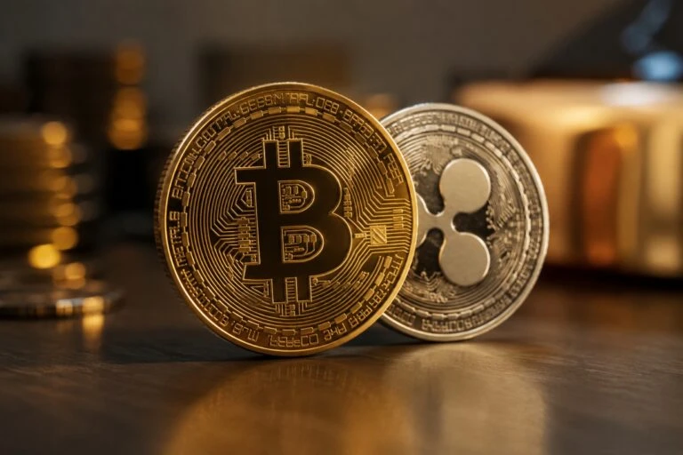 Par XRP Bitcoin con Bitcoin mostrando mayor fortaleza relativa en el mercado cripto.