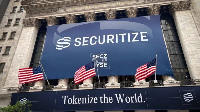 Securitize planea adquisiciones para expandir su negocio de tokenización tras salir a bolsa.