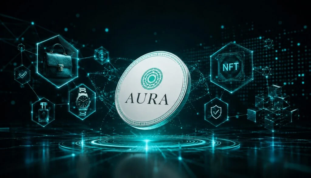 Aura blockchain combina autenticidad digital, NFTs y staking dentro de dos ecosistemas vinculados con la tecnología Web3.