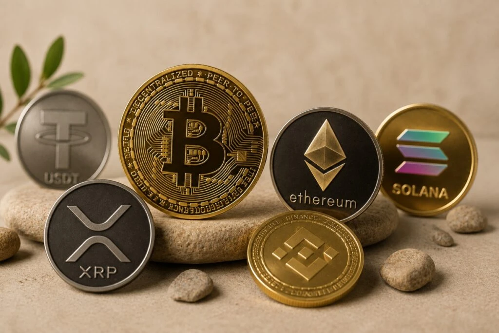 Bitcoin mantiene estabilidad mientras ethereum y otras criptomonedas muestran variaciones en el mercado