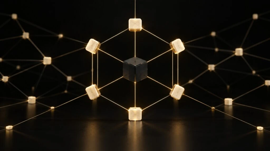 Acciones tokenizadas representadas en una plataforma blockchain mientras crece el número de holders y disminuyen las transferencias.