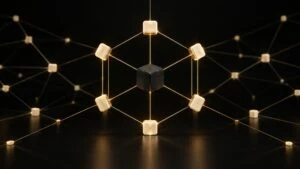 Acciones tokenizadas representadas en una plataforma blockchain mientras crece el número de holders y disminuyen las transferencias.