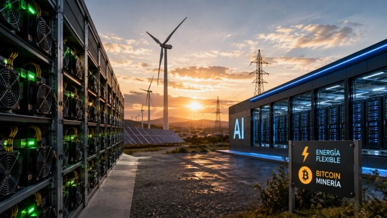 Energía para minería de Bitcoin cambia mientras la inteligencia artificial busca conexiones eléctricas estables