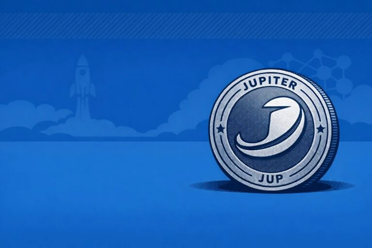 Representación de Jupiter JUP y Solana ante el aumento del volumen, las recompras y la rotación de capital hacia la DeFi.